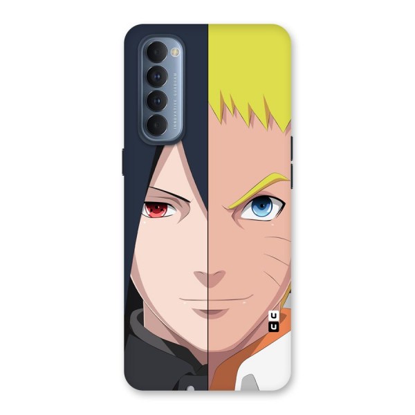 Naruto and Sasuke Back Case for Reno4 Pro