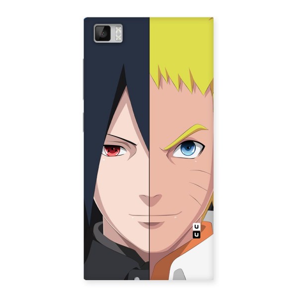 Naruto and Sasuke Back Case for Xiaomi Mi3