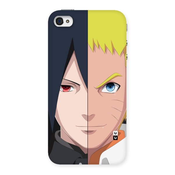 Naruto and Sasuke Back Case for iPhone 4 4s