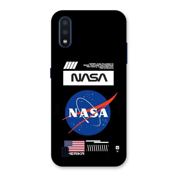 Nasa Zone Back Case for Galaxy M01