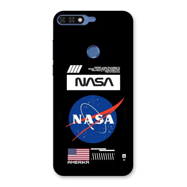 Nasa Zone Back Case for Honor 7C