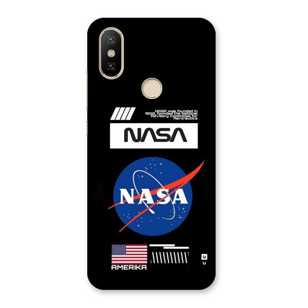 Nasa Zone Back Case for Mi A2