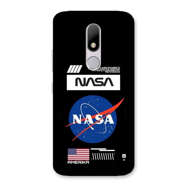 Nasa Zone Back Case for Moto M