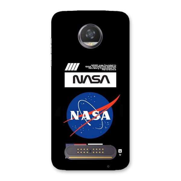 Nasa Zone Back Case for Moto Z2 Play