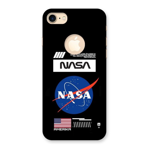 Nasa Zone Back Case for iPhone 8 Logo Cut