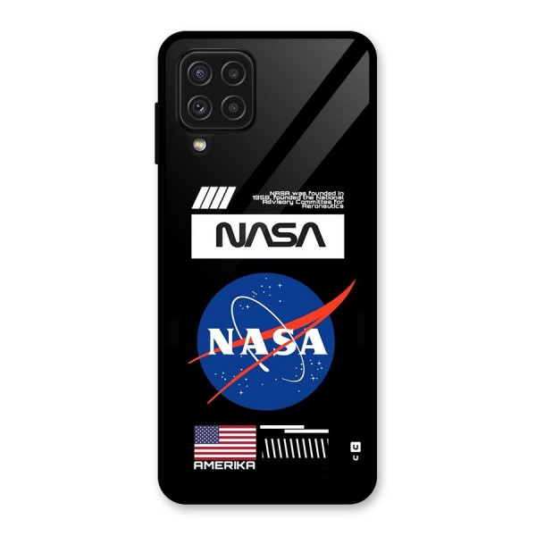 Nasa Zone Glass Back Case for Galaxy A22 4G