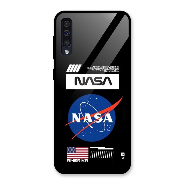 Nasa Zone Glass Back Case for Galaxy A30s