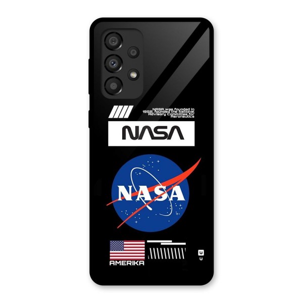 Nasa Zone Glass Back Case for Galaxy A33 5G