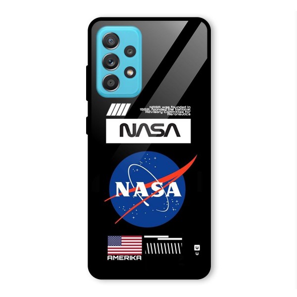 Nasa Zone Glass Back Case for Galaxy A52