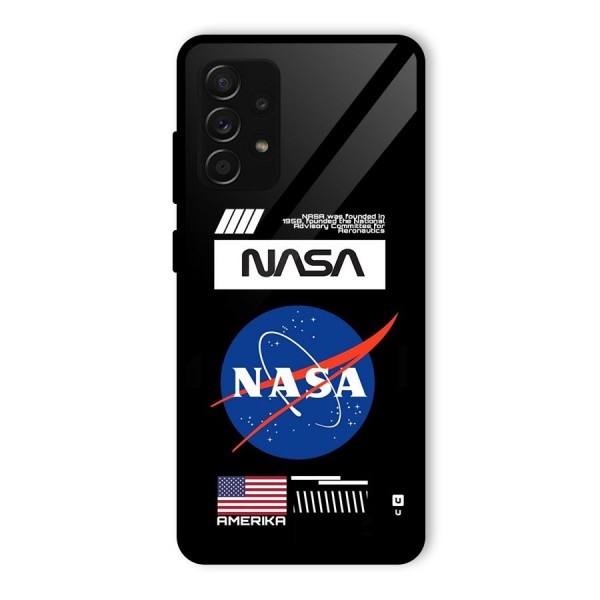 Nasa Zone Glass Back Case for Galaxy A53 5G