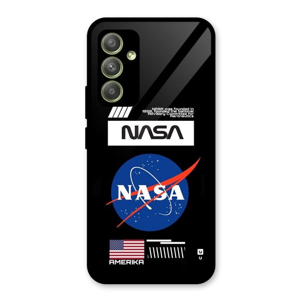 Nasa Zone Glass Back Case for Galaxy A54