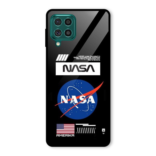 Nasa Zone Glass Back Case for Galaxy F62