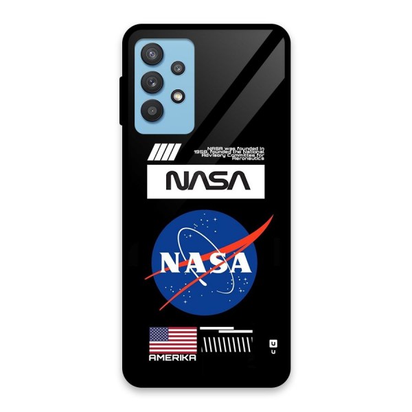 Nasa Zone Glass Back Case for Galaxy M32 5G