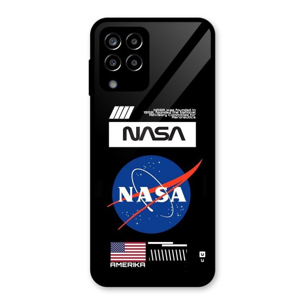 Nasa Zone Glass Back Case for Galaxy M33