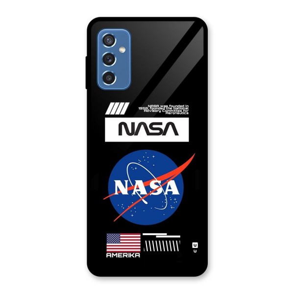 Nasa Zone Glass Back Case for Galaxy M52 5G