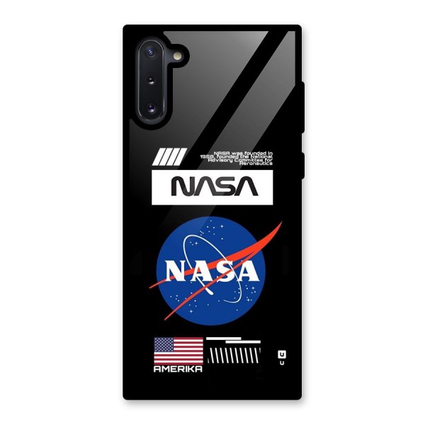 Nasa Zone Glass Back Case for Galaxy Note 10