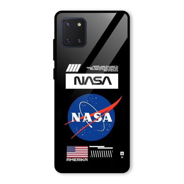 Nasa Zone Glass Back Case for Galaxy Note 10 Lite