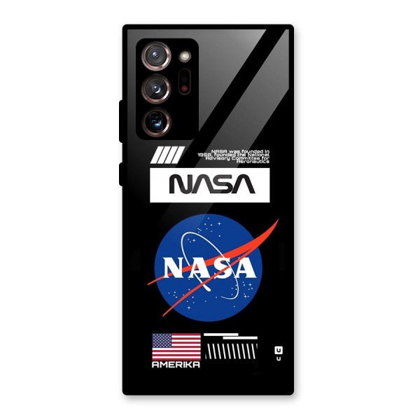 Nasa Zone Glass Back Case for Galaxy Note 20 Ultra