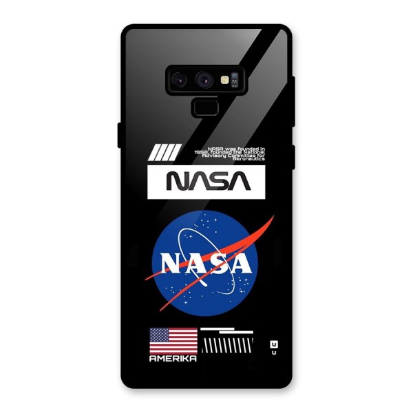 Nasa Zone Glass Back Case for Galaxy Note 9