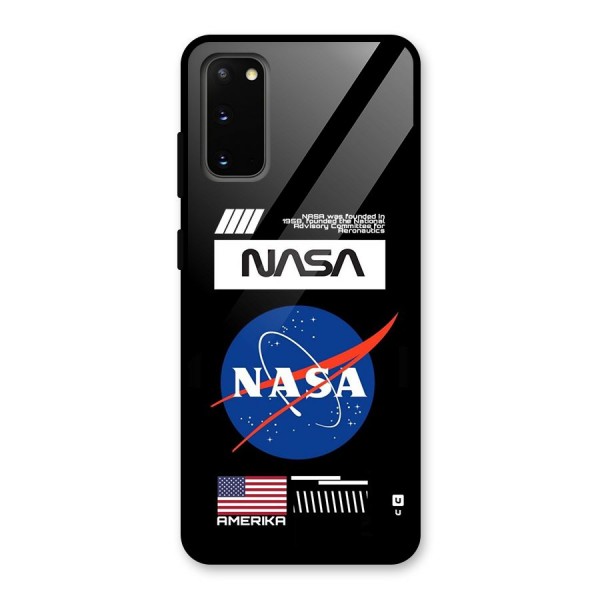 Nasa Zone Glass Back Case for Galaxy S20