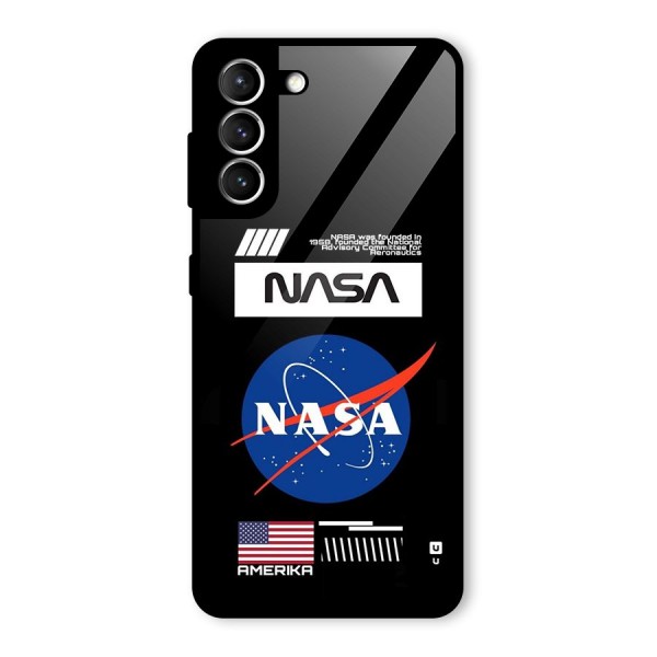 Nasa Zone Glass Back Case for Galaxy S21 5G