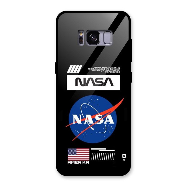 Nasa Zone Glass Back Case for Galaxy S8