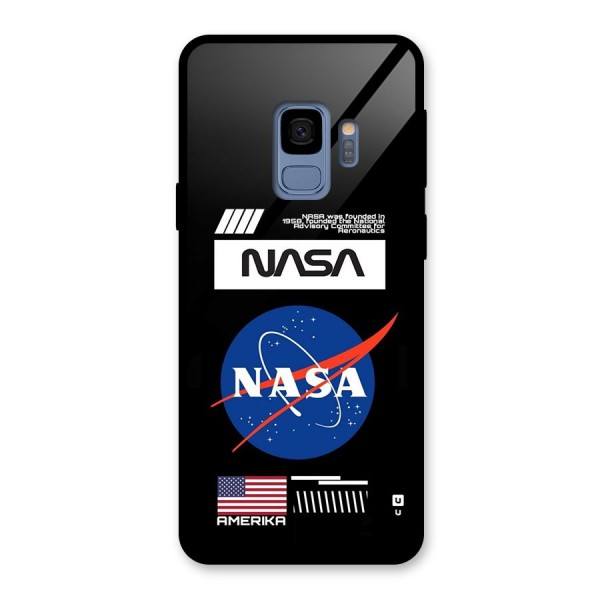 Nasa Zone Glass Back Case for Galaxy S9