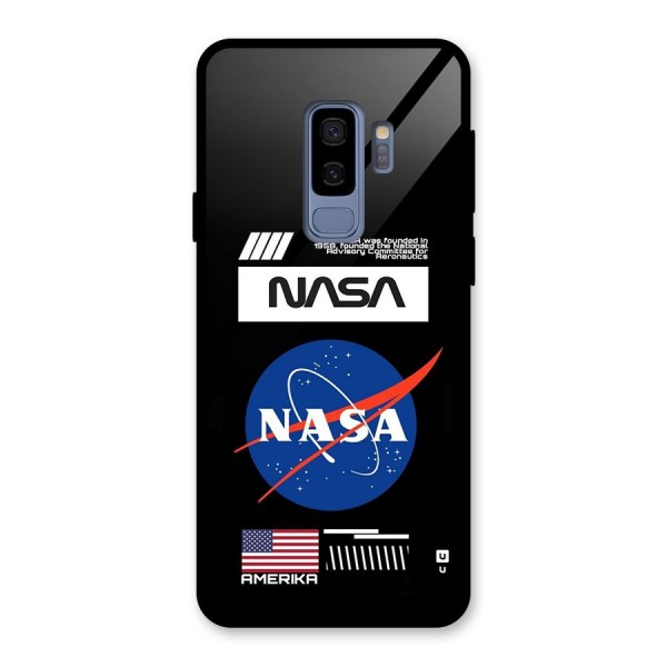 Nasa Zone Glass Back Case for Galaxy S9 Plus