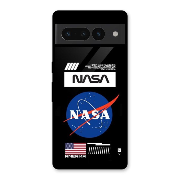 Nasa Zone Glass Back Case for Google Pixel 7 Pro