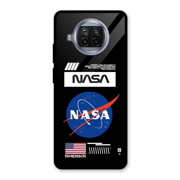 Nasa Zone Glass Back Case for Mi 10i