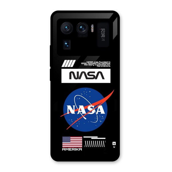 Nasa Zone Glass Back Case for Mi 11 Ultra