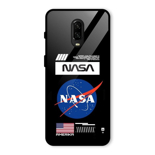 Nasa Zone Glass Back Case for OnePlus 6T