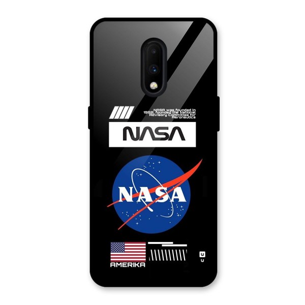 Nasa Zone Glass Back Case for OnePlus 7