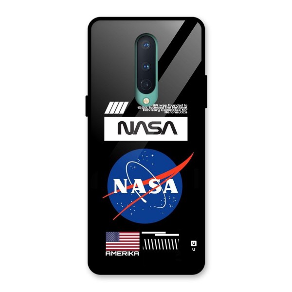 Nasa Zone Glass Back Case for OnePlus 8