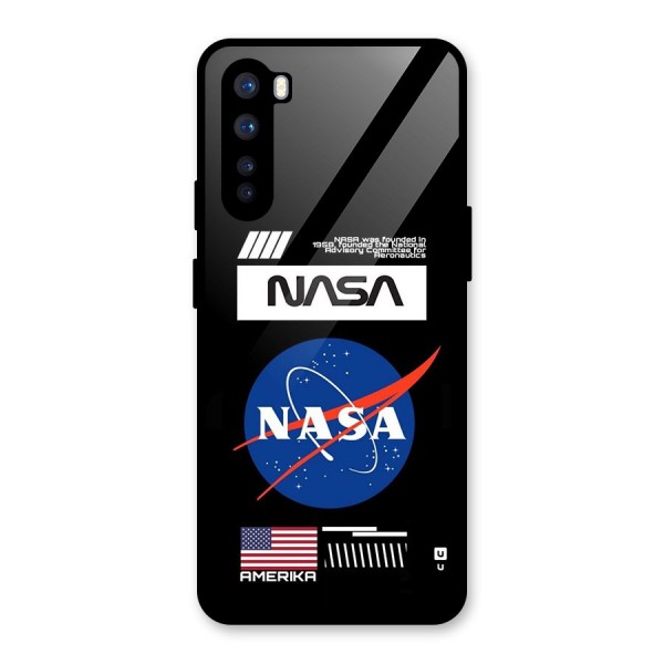 Nasa Zone Glass Back Case for OnePlus Nord