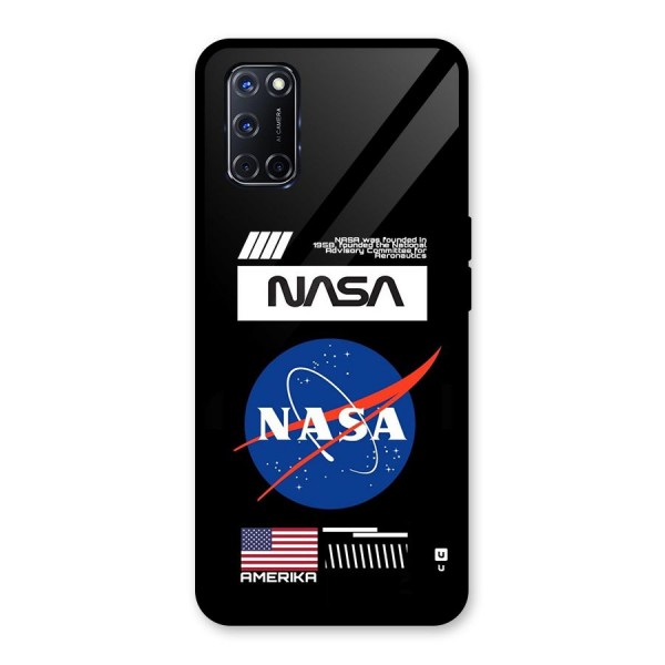 Nasa Zone Glass Back Case for Oppo A52