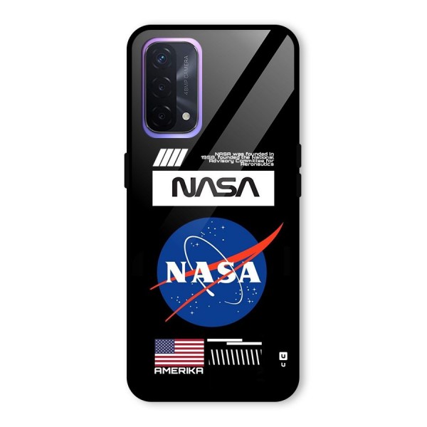 Nasa Zone Glass Back Case for Oppo A74 5G