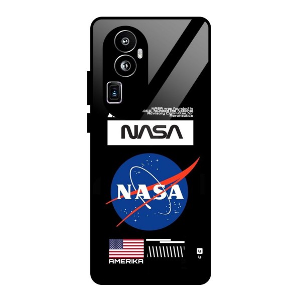 Nasa Zone Glass Back Case for Oppo Reno10 Pro Plus