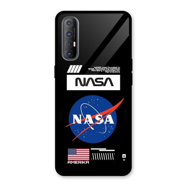 Nasa Zone Glass Back Case for Oppo Reno3 Pro