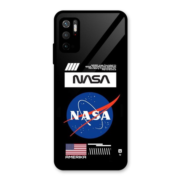 Nasa Zone Glass Back Case for Poco M3 Pro 5G