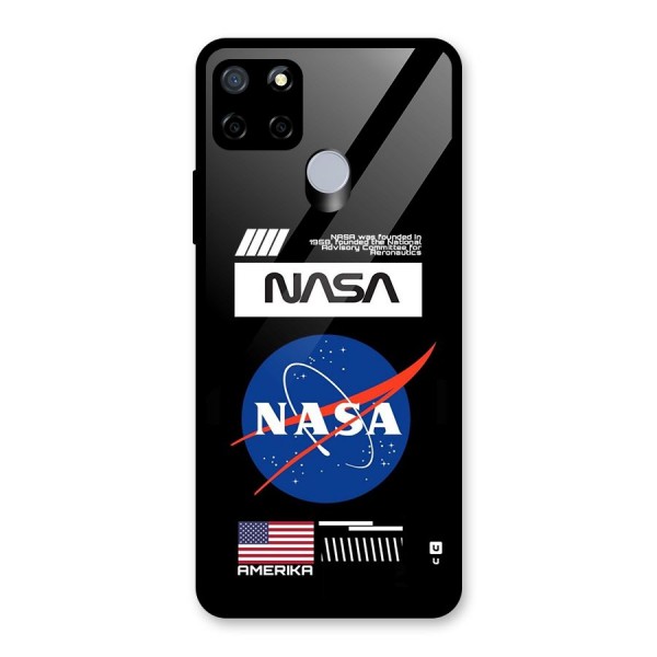 Nasa Zone Glass Back Case for Realme C15