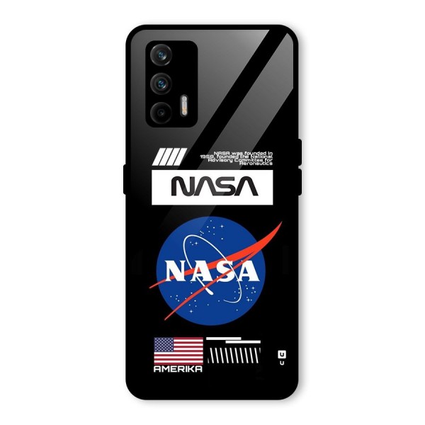 Nasa Zone Glass Back Case for Realme X7 Max