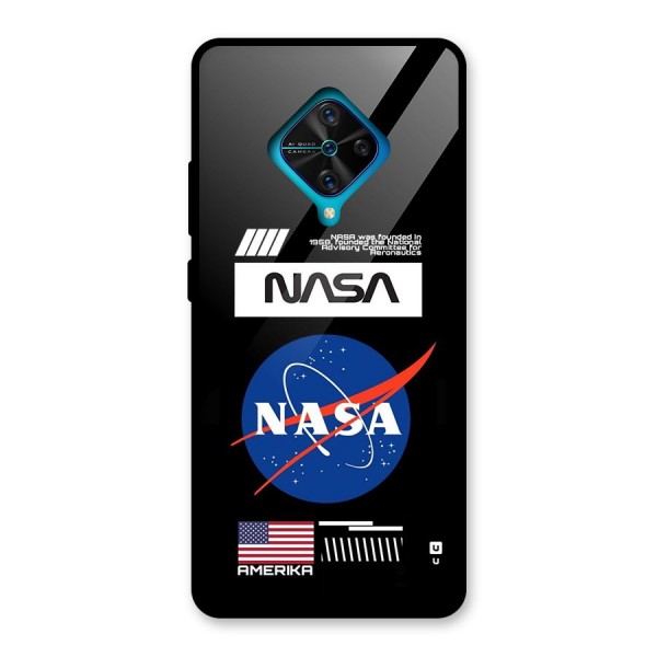 Nasa Zone Glass Back Case for Vivo S1 Pro