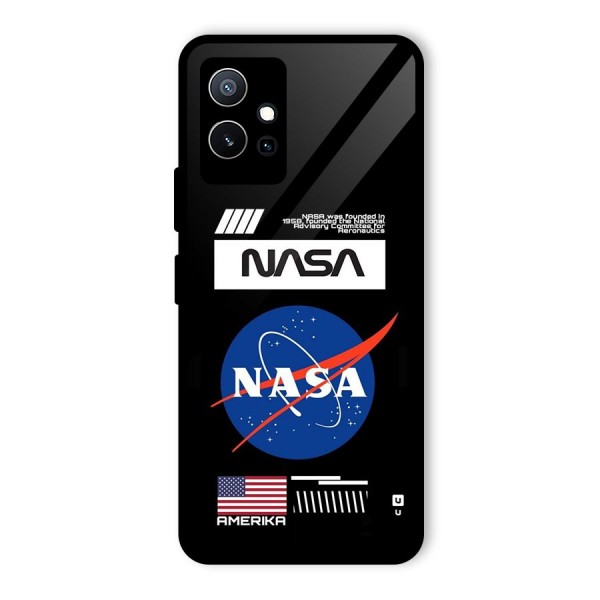 Nasa Zone Glass Back Case for Vivo T1 5G