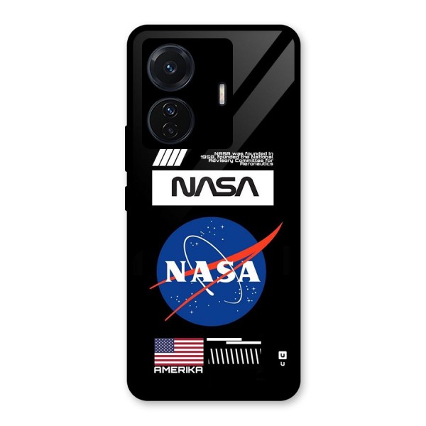 Nasa Zone Glass Back Case for Vivo T1 Pro