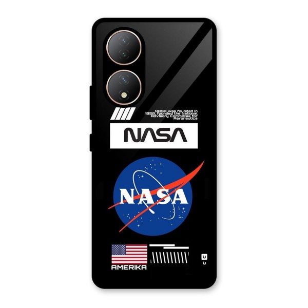 Nasa Zone Glass Back Case for Vivo T2