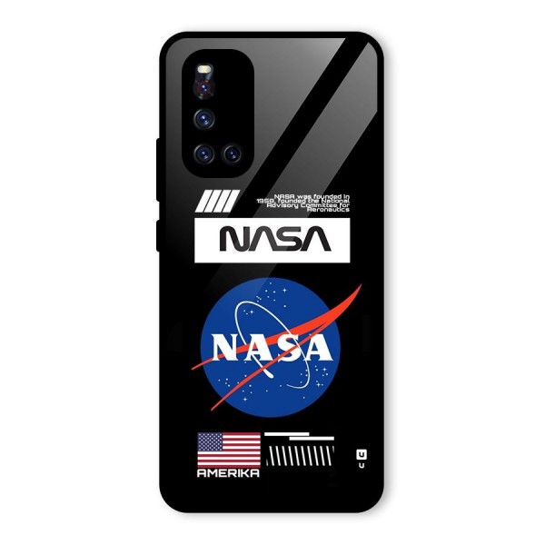 Nasa Zone Glass Back Case for Vivo V19