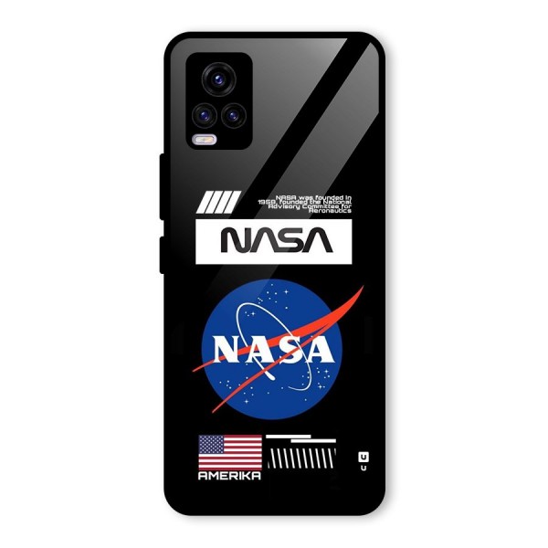 Nasa Zone Glass Back Case for Vivo V20