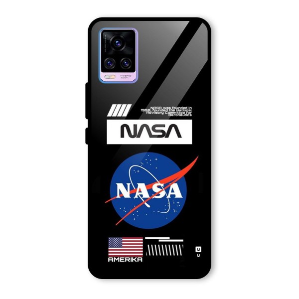 Nasa Zone Glass Back Case for Vivo V20 Pro