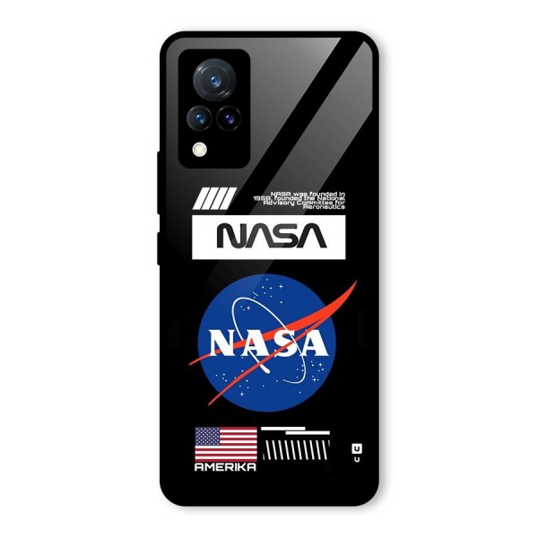 Nasa Zone Glass Back Case for Vivo V21 5G